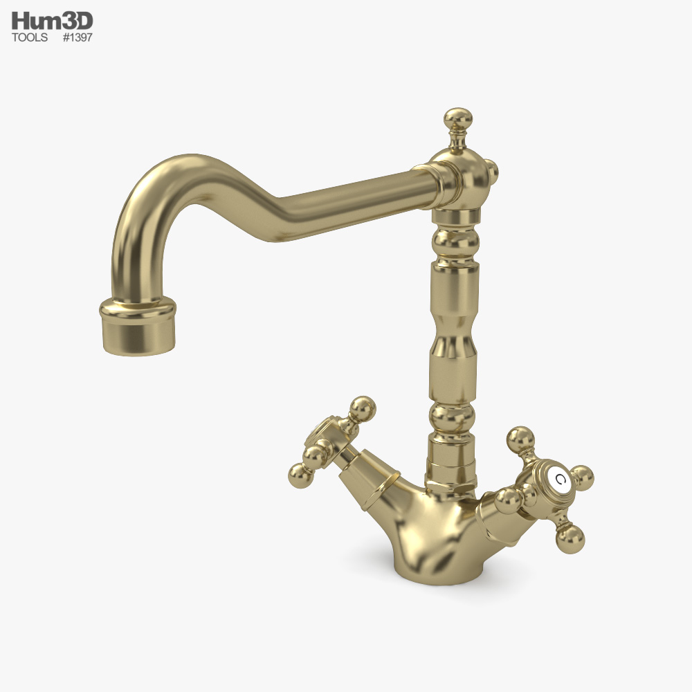 Bugnatese Revival Faucet 3D model
