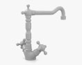 Bugnatese Revival Küchenwasserhahn 3D-Modell