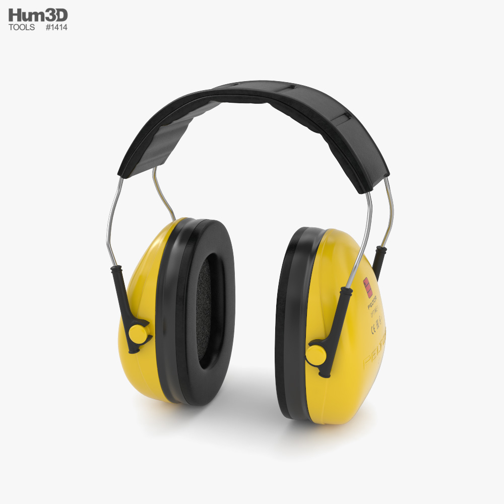Construction headphones Modèle 3D