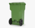 Otto Classic 65 Gallon Mobile Trash Container Modelo 3d
