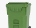 Otto Classic 65 Gallon Mobile Trash Container 3D模型