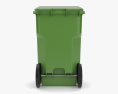 Otto Classic 65 Gallon Mobile Trash Container 3D模型