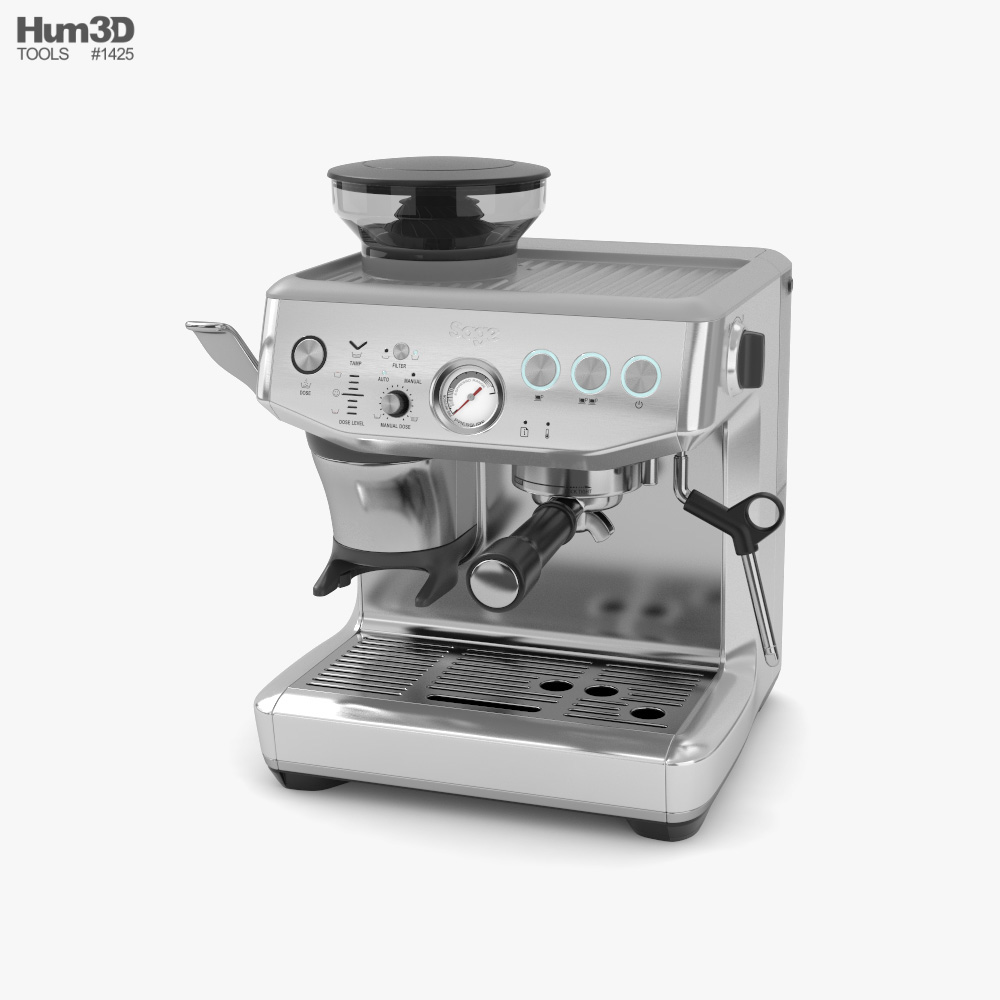 Sage Barista Express Impress Coffee Machine 3D model