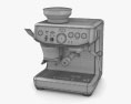 Sage Barista Express Impress 커피 머신 3D 모델 
