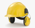 Construction 耳机 With Safety Helmet 3D模型