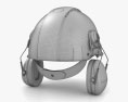 Construction 耳机 With Safety Helmet 3D模型