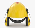 Construction Fones de ouvido With Safety Helmet Modelo 3d