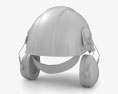 Construction Fones de ouvido With Safety Helmet Modelo 3d