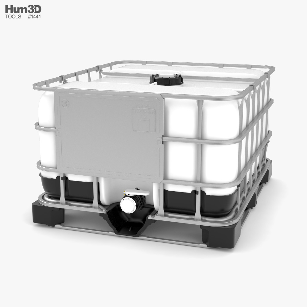 IBC Container 135 Gallon Modelo 3D