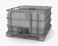 IBC Container 135 Gallon 3D 모델 