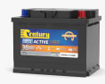 Century DIN53LH AGM 汽车电池 3D模型