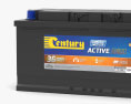 Century DIN110LH AGM Autobatterie 3D-Modell