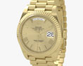 Rolex Day Date 40mm Yellow Gold Modello 3D