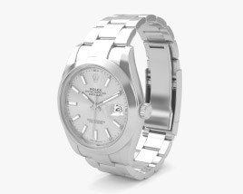 Rolex Datejust 41mm Smooth Silver 3D model