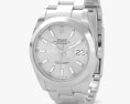 Rolex Datejust 41mm Smooth Silver 3D-Modell