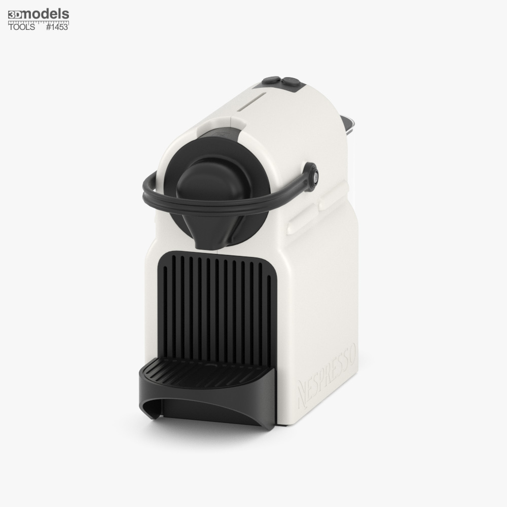 Nespresso Inissia Máquina de café White Modelo 3d