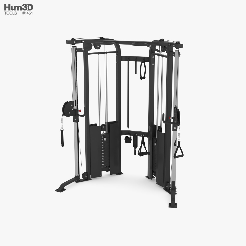 Crossover Functional Trainer Machine 3D model