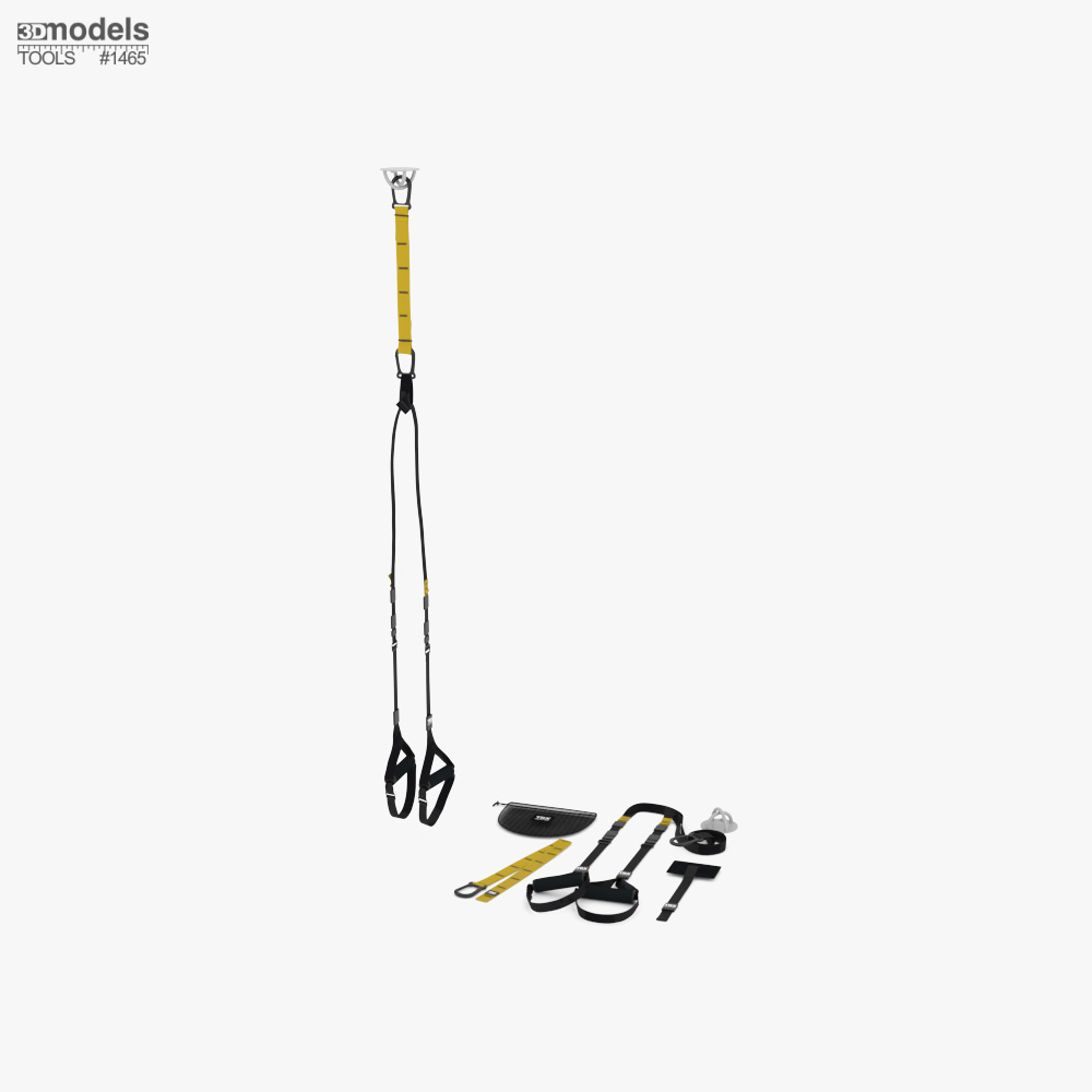 Training TRX System with Xmount Wall Anchor 3d model
