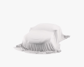 Car Cover Gray Coupe Modello 3D