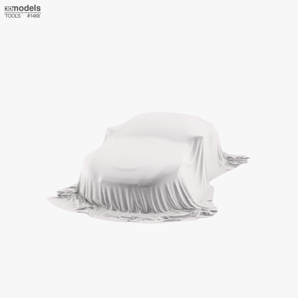 Car Cover Gray Coupe Modelo 3D