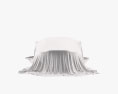 Car Cover Gray Coupe 3D-Modell Vorderansicht