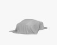 Car Cover Gray Coupe 3D 모델 