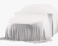 Car Cover Gray Mini Suv 3D-Modell Draufsicht