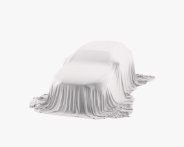 Car Cover Gray Big Suv 3D-Modell