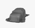 Car Cover Gray Big Suv 3d model wire render