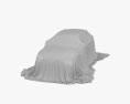 Car Cover Gray Big Suv 3D модель clay render