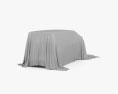Car Cover Gray Minivan Modello 3D