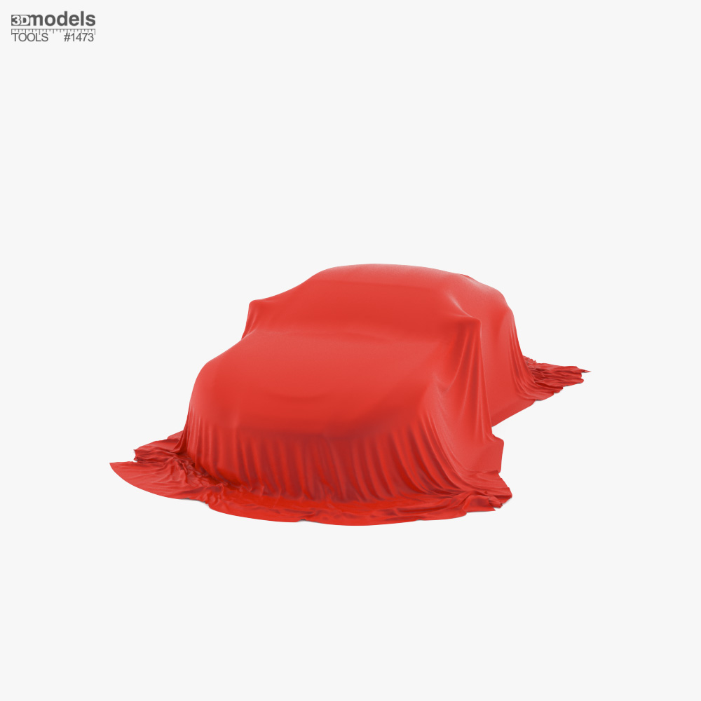 Car Cover Red Coupe Modelo 3d