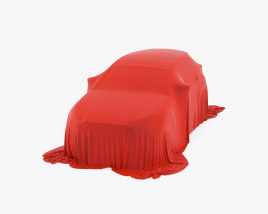 Car Cover Red Mini Suv 3D模型