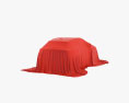 Car Cover Red Big Suv Modello 3D