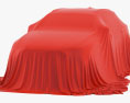 Car Cover Red Big Suv 3D-Modell