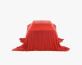 Car Cover Red Big Suv 3D 모델 