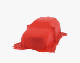 Car Cover Red Hatchback Modèle 3D