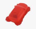 Car Cover Red Hatchback 3Dモデル