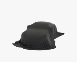 Car Cover Black Coupe Modèle 3D