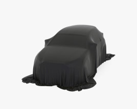 Car Cover Black Mini Suv 3D модель