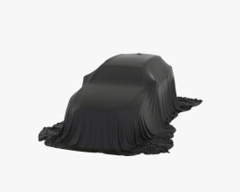 Car Cover Black Big Suv Modèle 3D