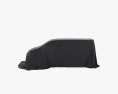 Car Cover Black Minivan Modello 3D