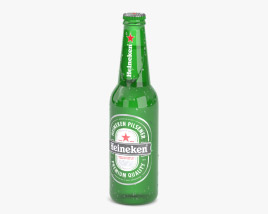 Heineken Beer Bottle 3D model