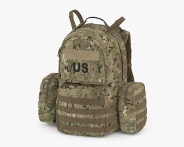 Military Army Backpack 3D模型