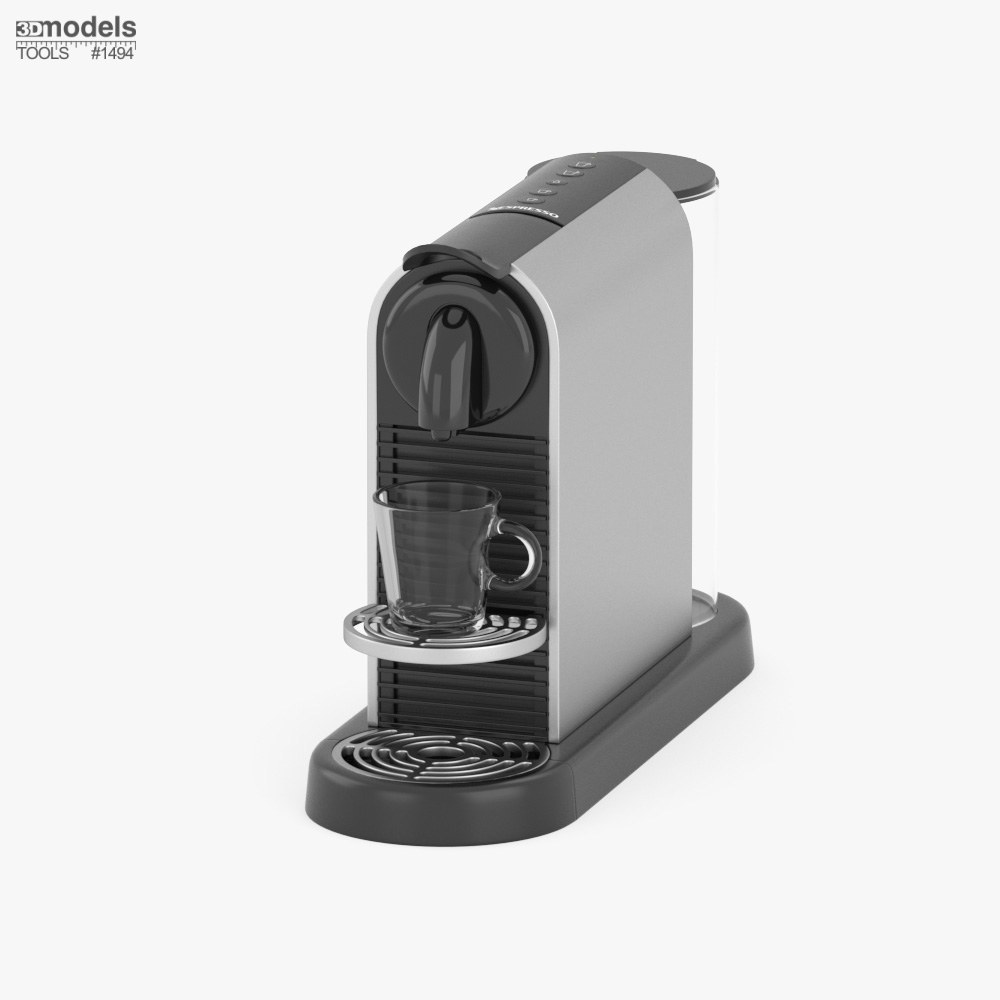 Nespresso CitiZ Platinum D コーヒーメーカー 3Dモデル