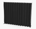 Curtain Room Divider with Wheels Modèle 3d