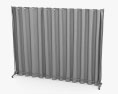Curtain Room Divider with Wheels Modèle 3d
