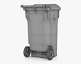 Cascade Sterling Series Roll-Out Cart 32 Gallons Modello 3D