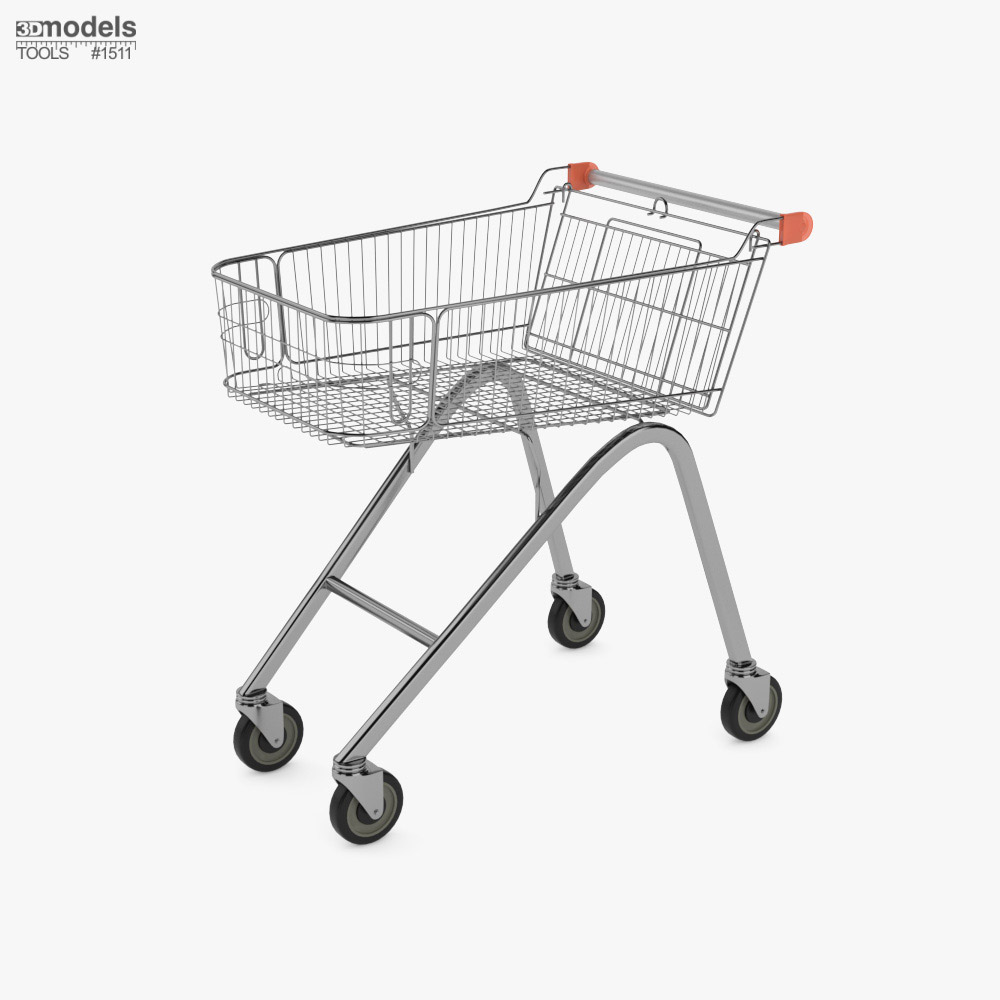 Shopping Cart 71 litres Modelo 3d