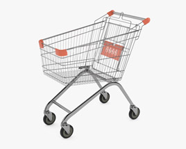 Shopping Cart 100 litres 3D model